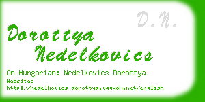 dorottya nedelkovics business card